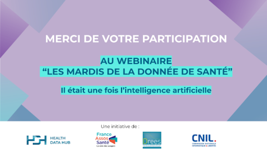 les mardis de la donnée de santé